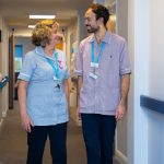 Willen Hospice Staff in corridor