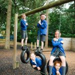 Dovery school children outdoor play