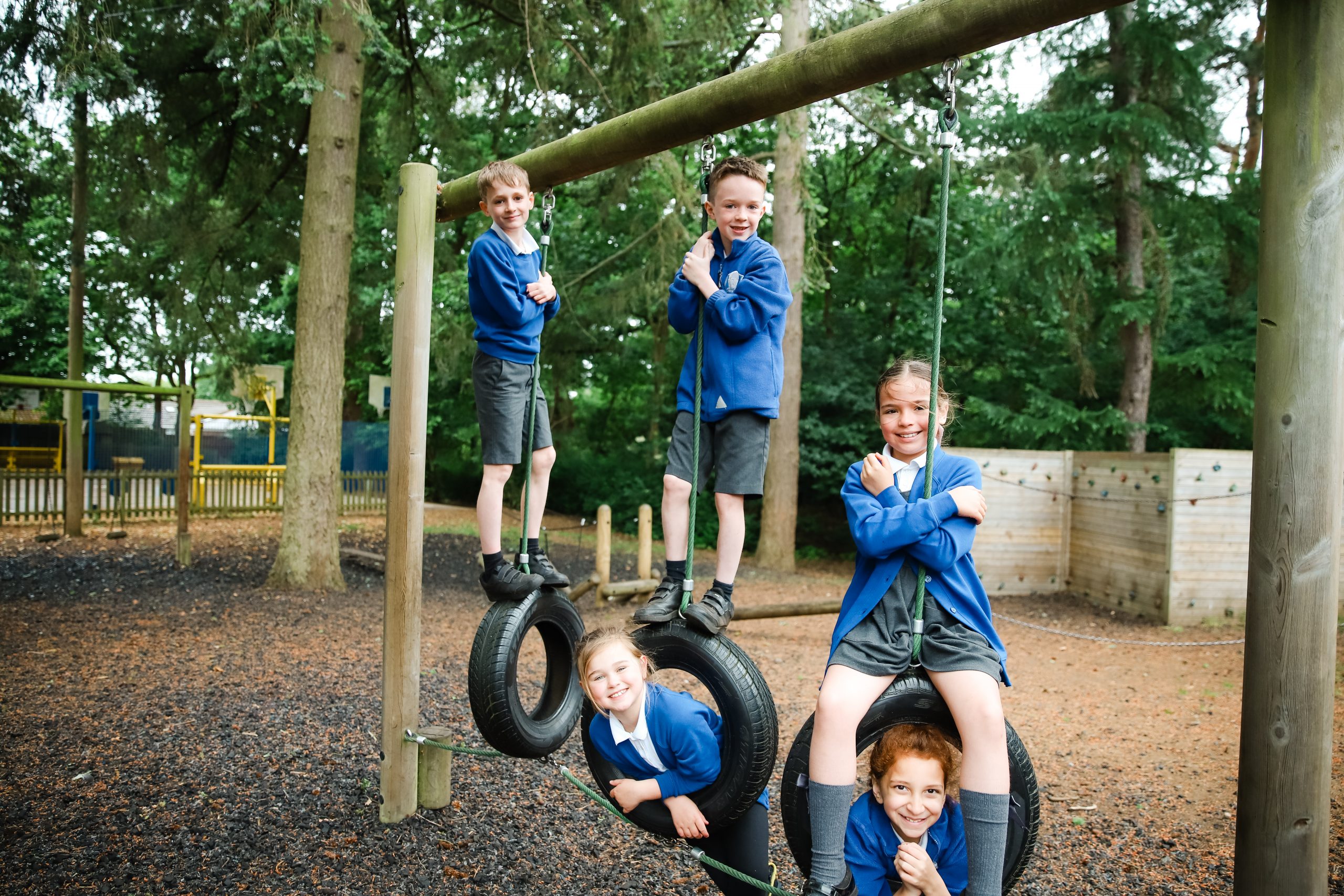 Dovery school children outdoor play