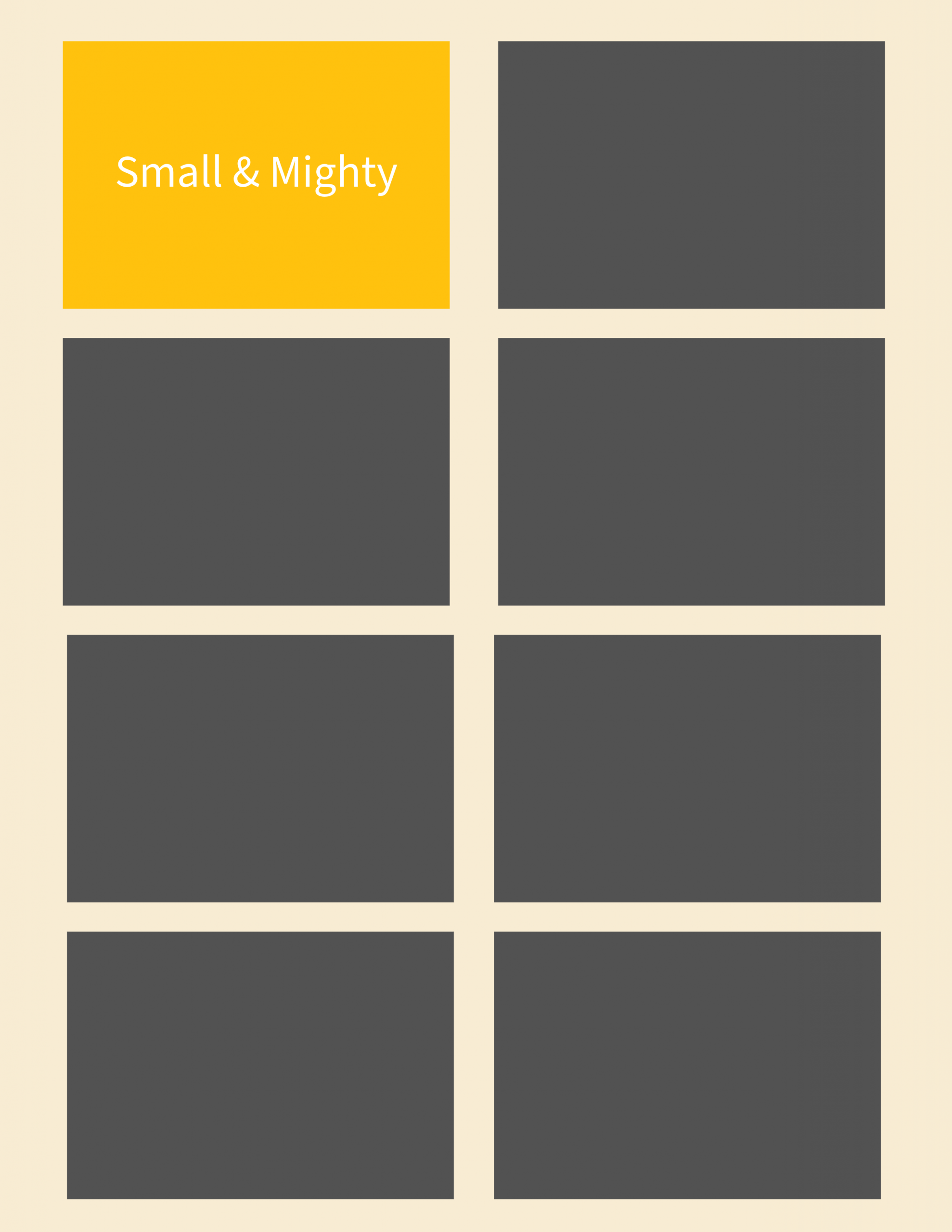 Eighth Page Ad Mockup