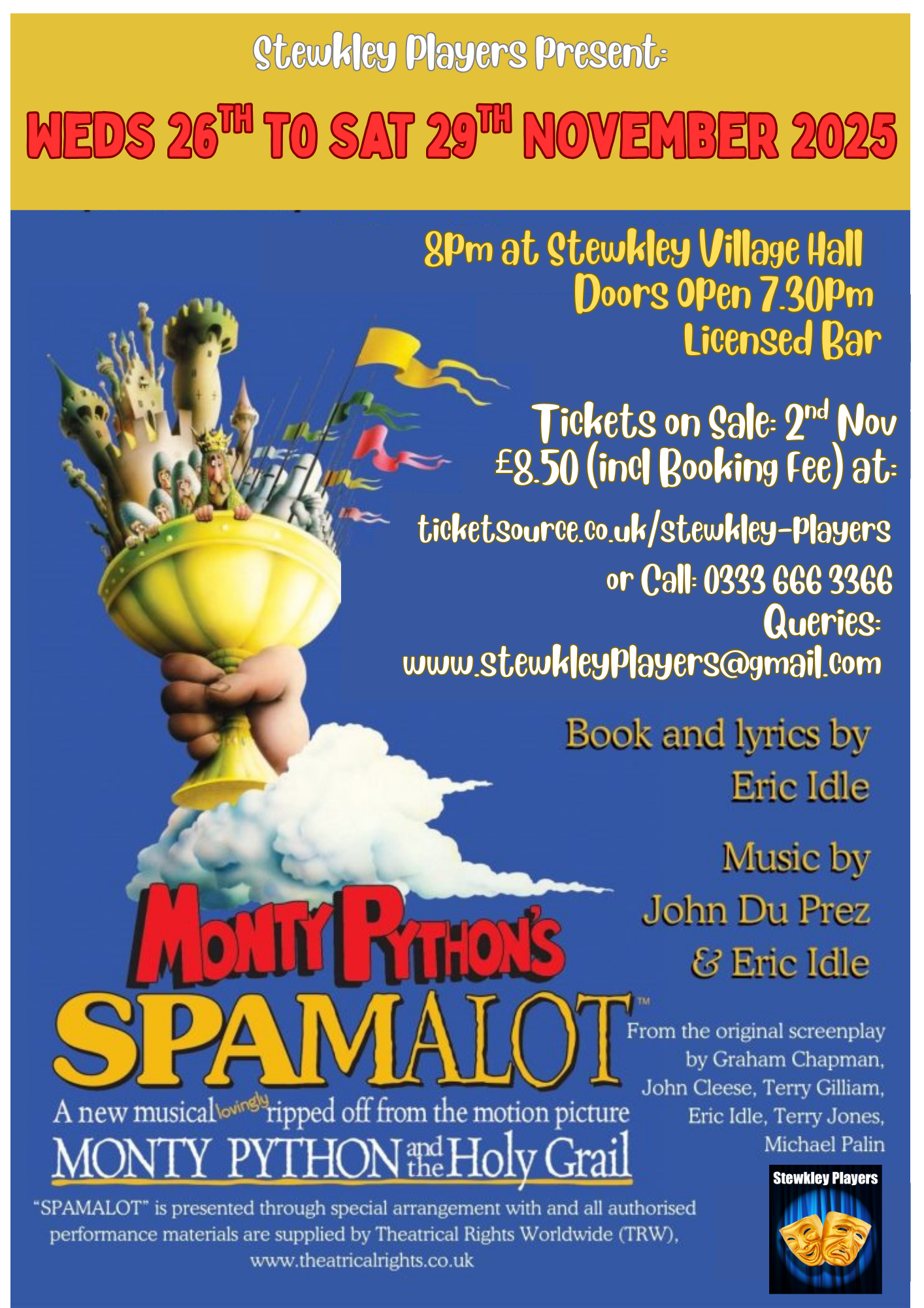 ‘Spamalot’ The Musical – Presented by Stewkley Players