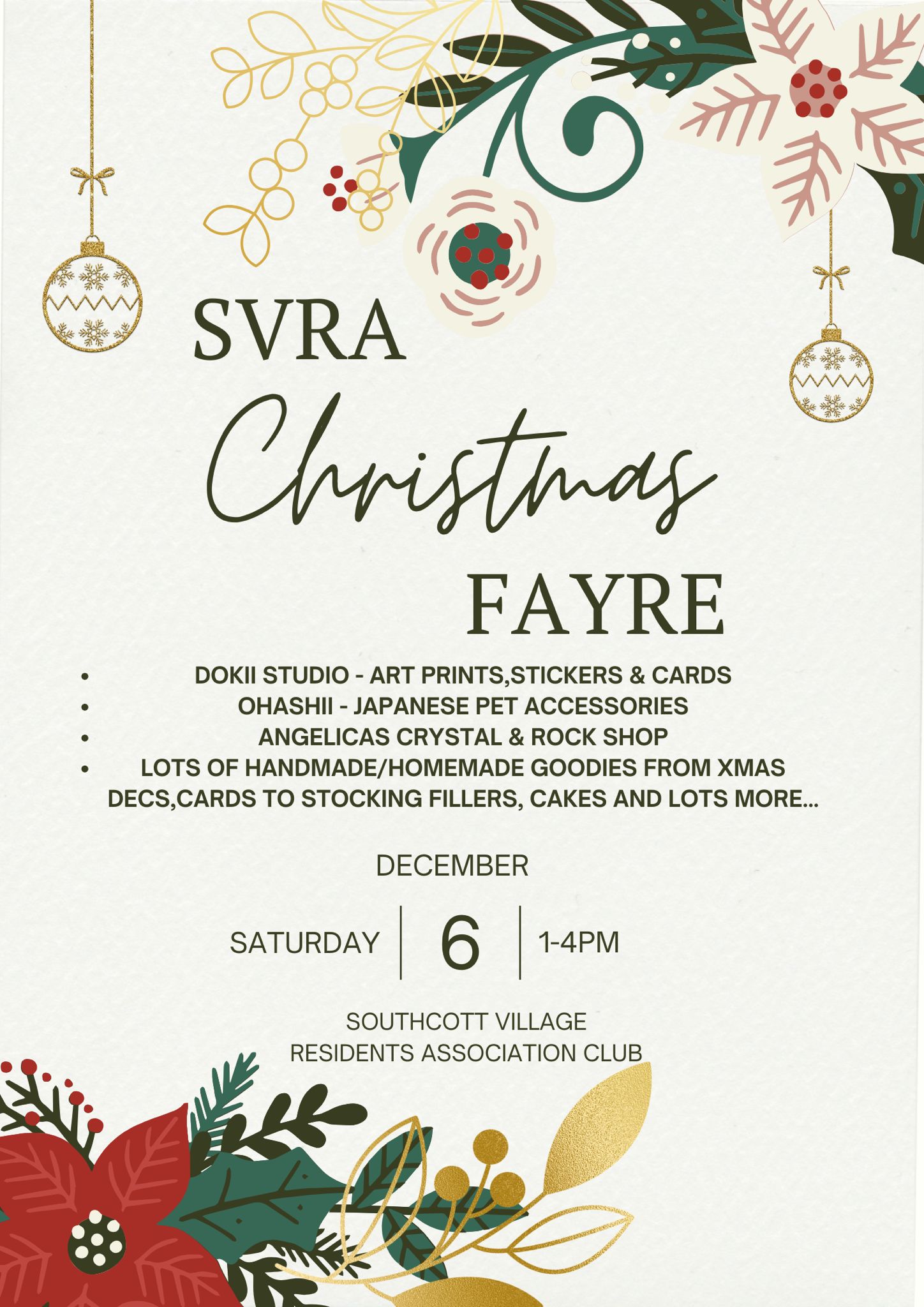 SVRA CHRISTMAS FAYRE