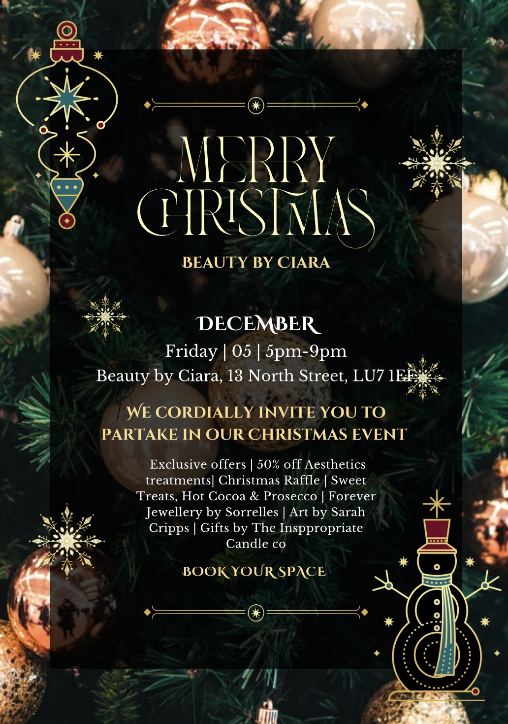 Beauty by Ciara Christmas Eveny