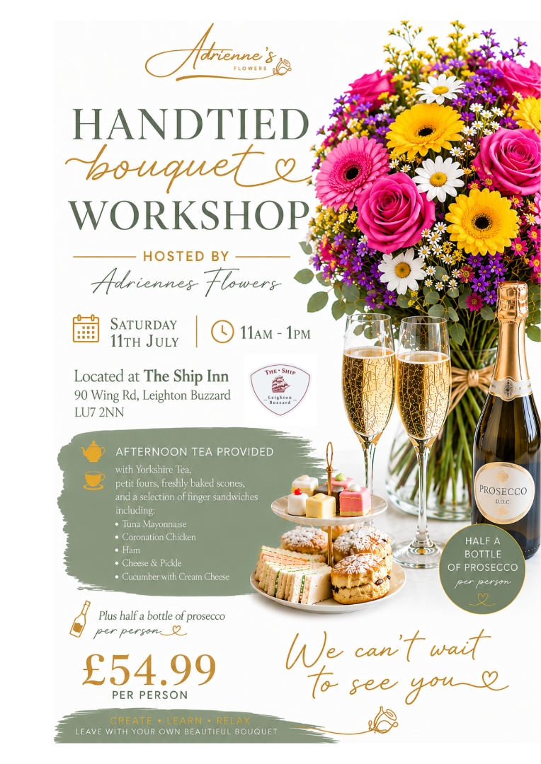 Hand tied bouquet workshop